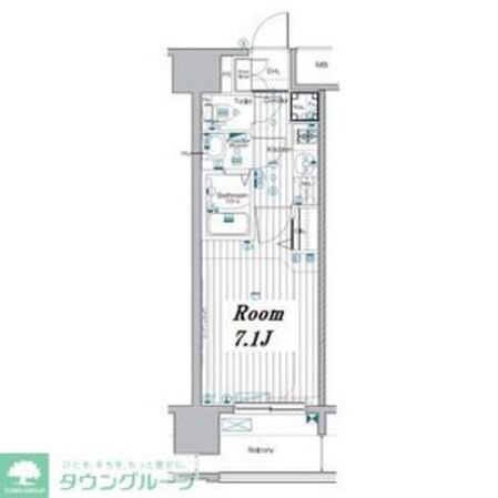 メイクスデザイン鶴舞の物件間取画像